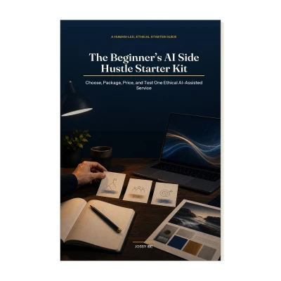 The Beginner's AI Side Hustle Starter Kit — digital download preview