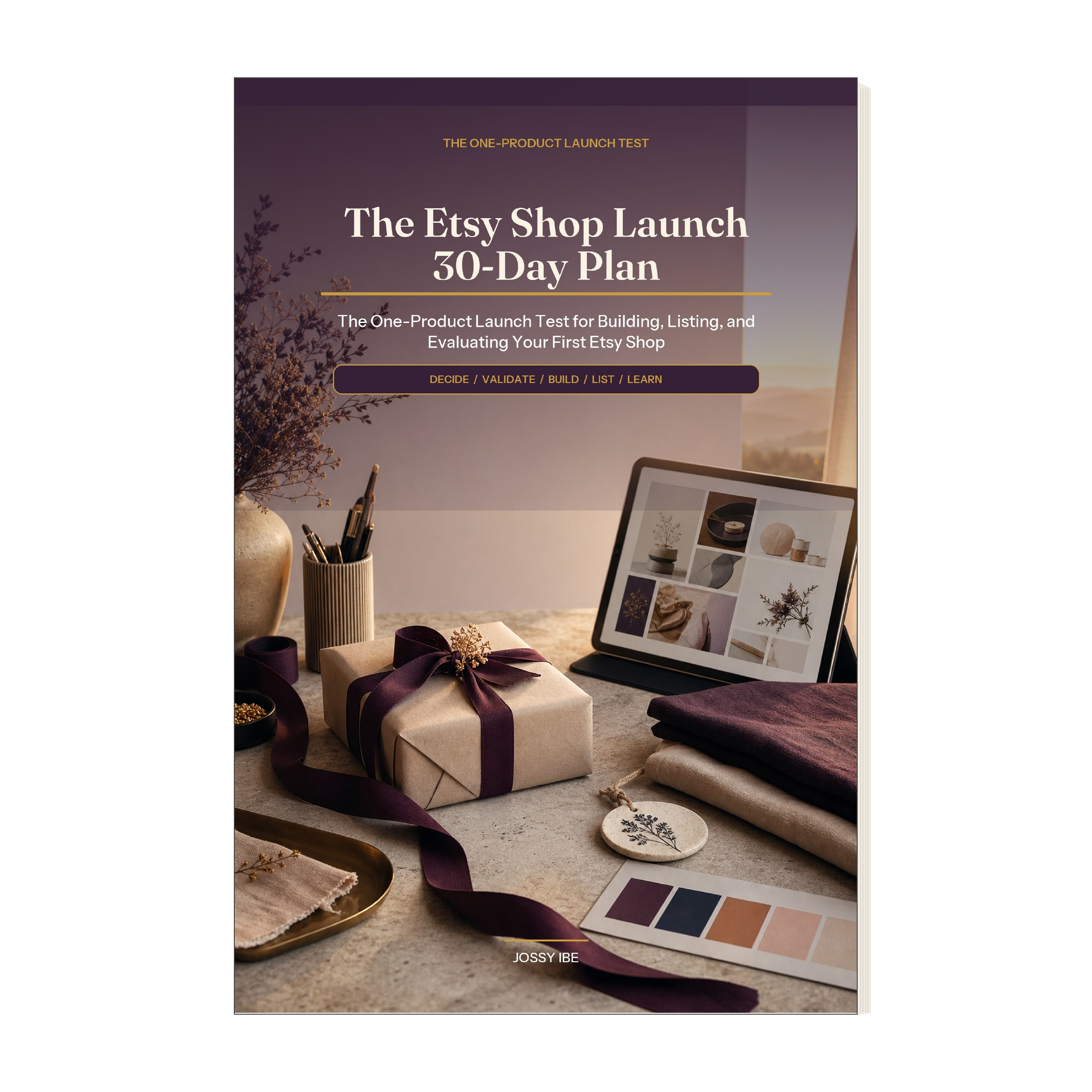 The Etsy Shop Launch 30-Day Plan — full-size view