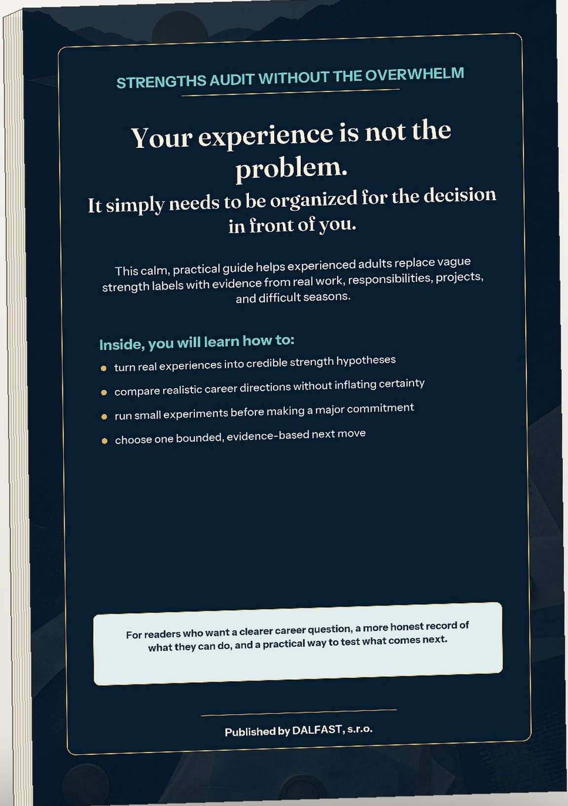 Strengths Audit Without the Overwhelm back cover