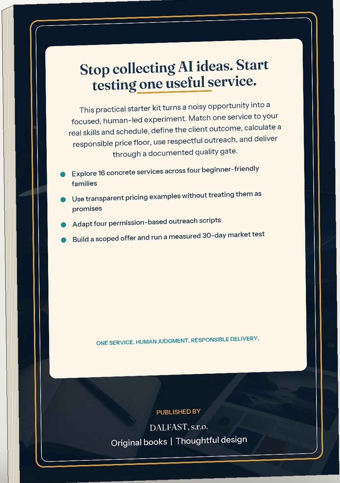 The Beginner's AI Side Hustle Starter Kit back cover