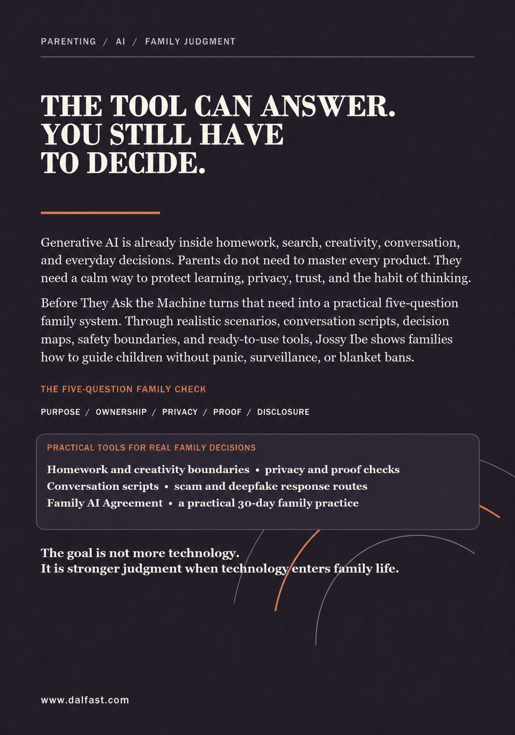 Before They Ask the Machine back cover