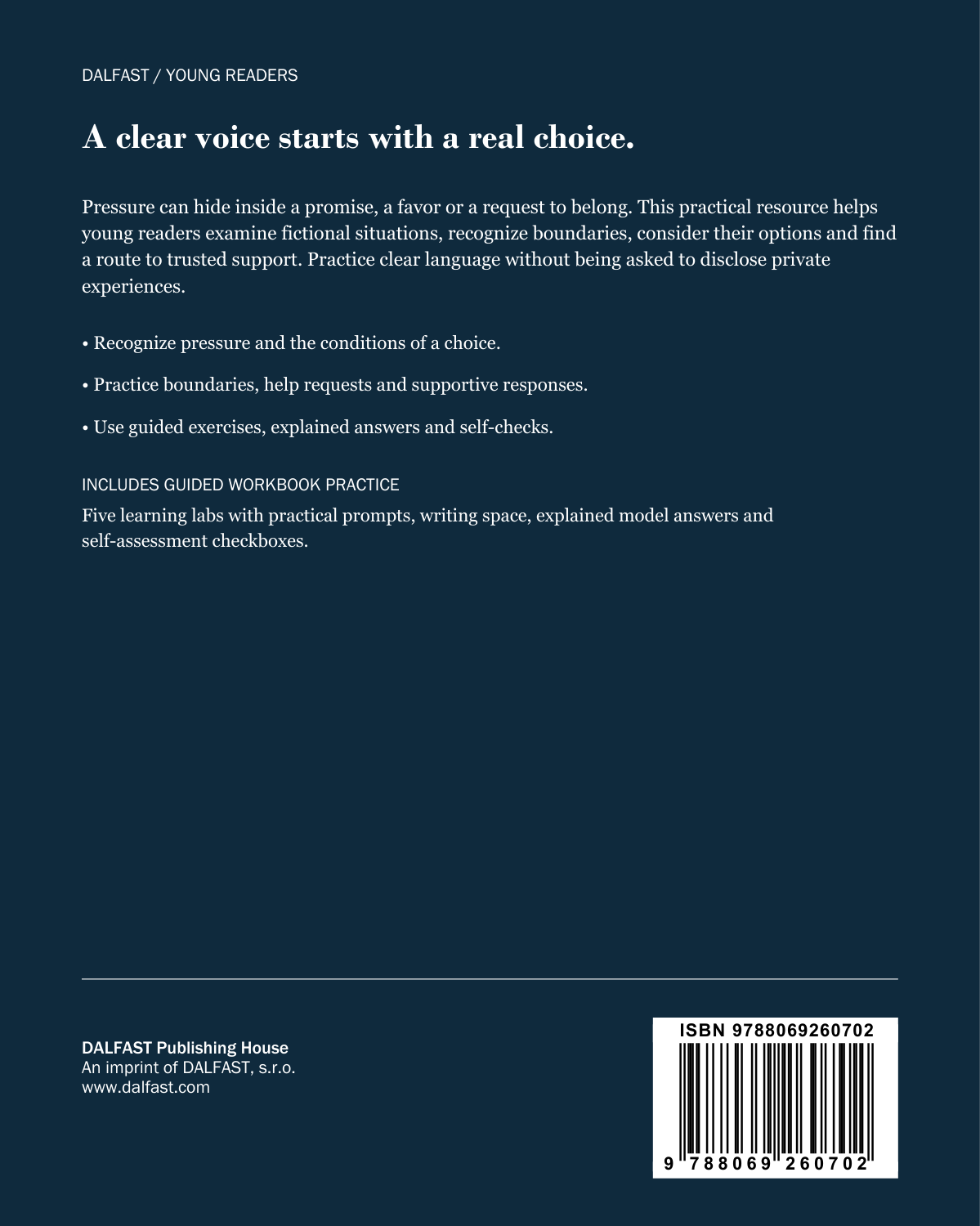 Pressure, Promises, and Personal Boundaries back cover