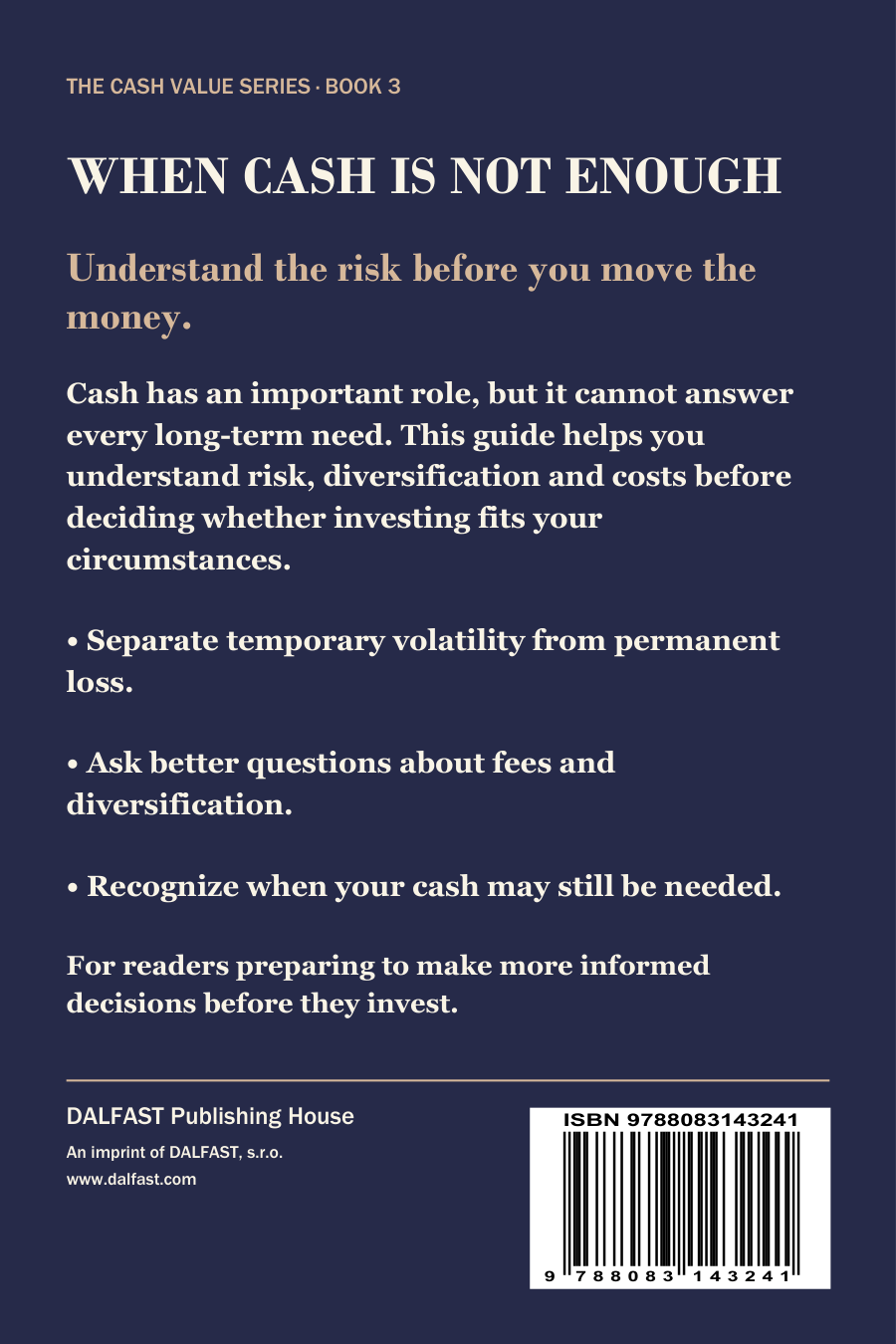 When Cash Is Not Enough back cover