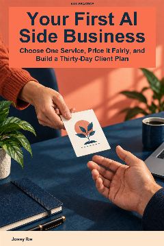 Your First AI Side Business — front cover