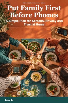 Put Family First Before Phones — front cover