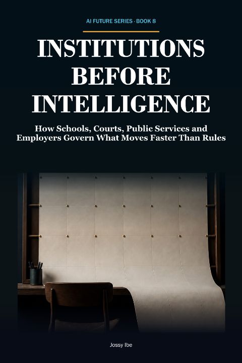 Institutions Before Intelligence — Main Book Edition — digital download preview