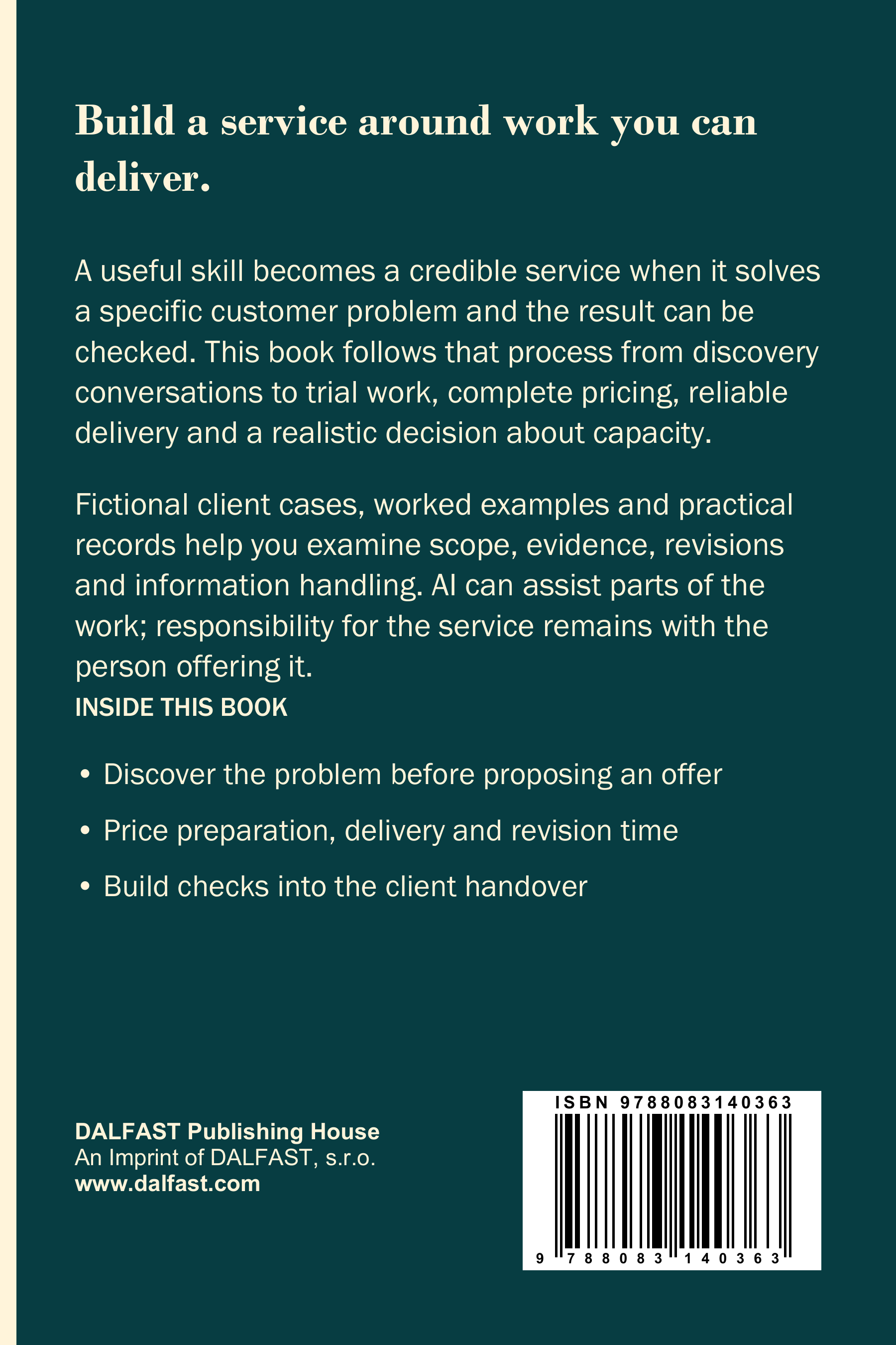 From Skill to First Client back cover
