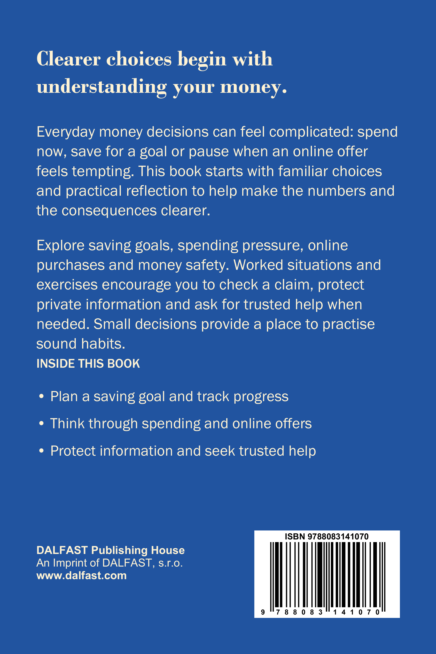 Make Your Money Make Sense back cover