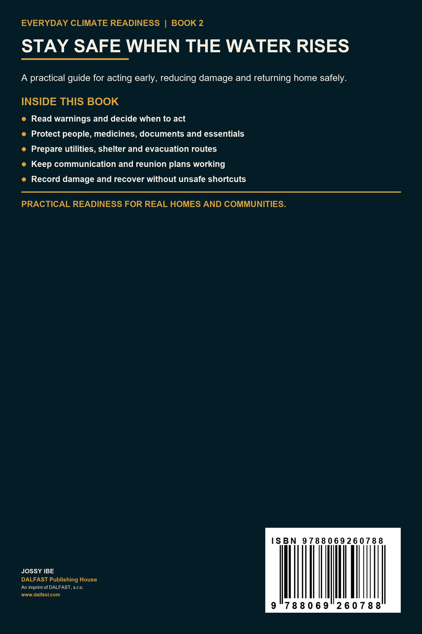 Stay Safe When the Water Rises back cover