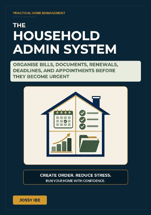 The Household Admin System — digital download preview
