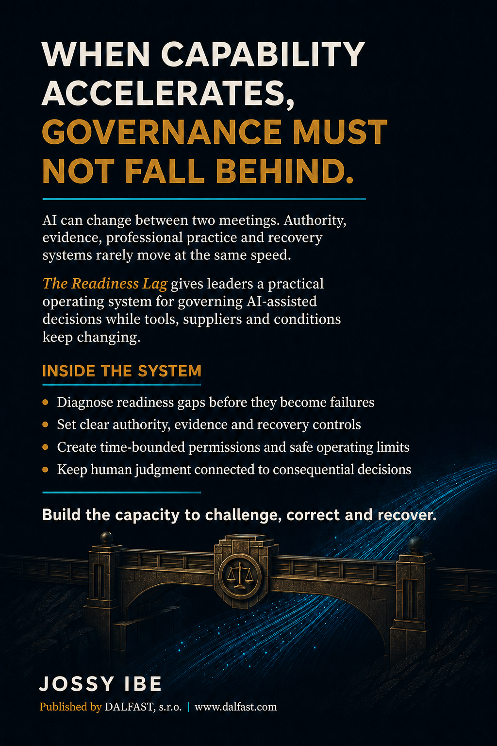 The Readiness Lag back cover