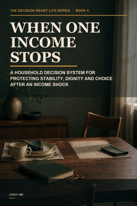 Decision-Ready Life Series  · Book 4 —When One Income Stops — digital download preview