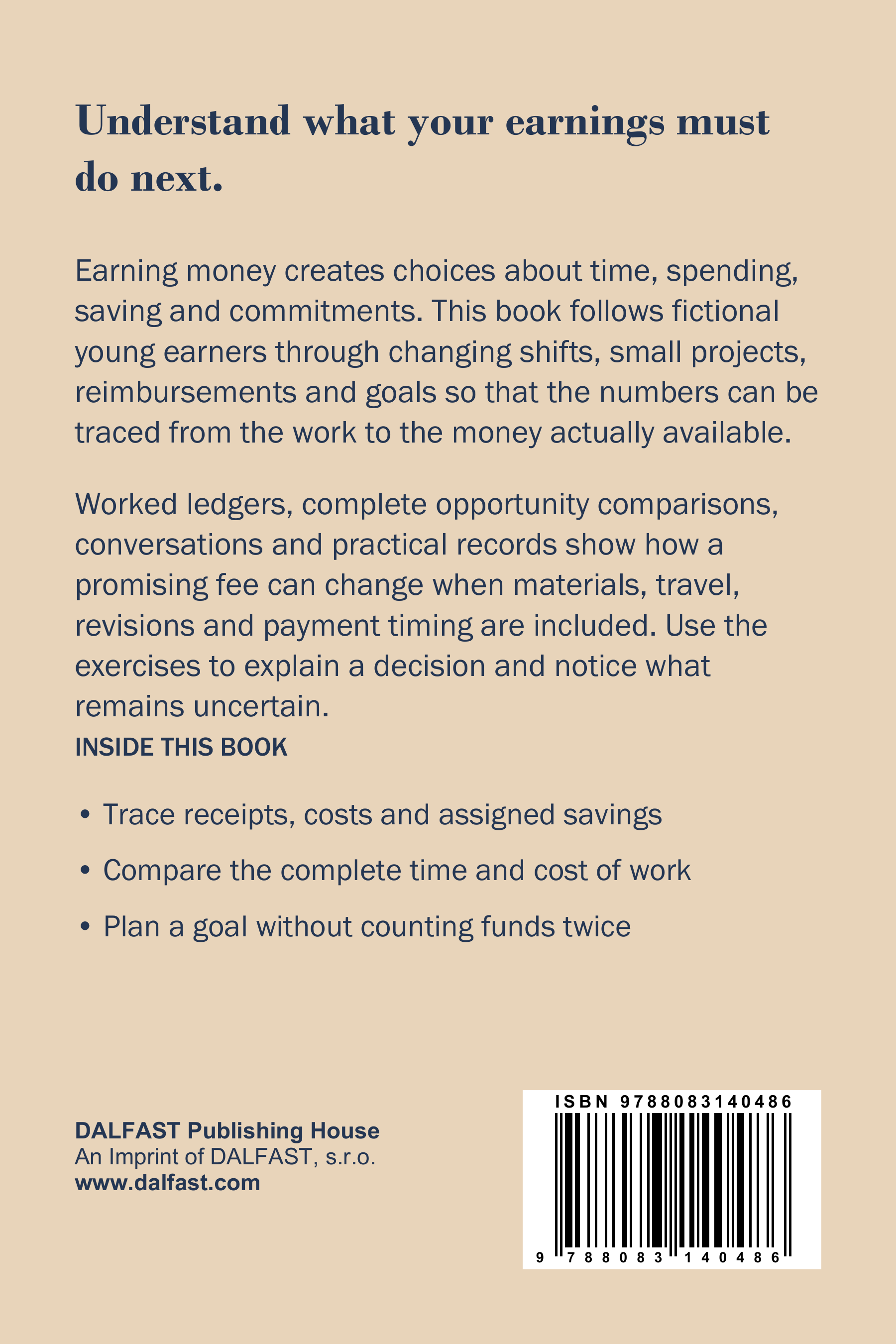 Your Earnings, Your Choices back cover