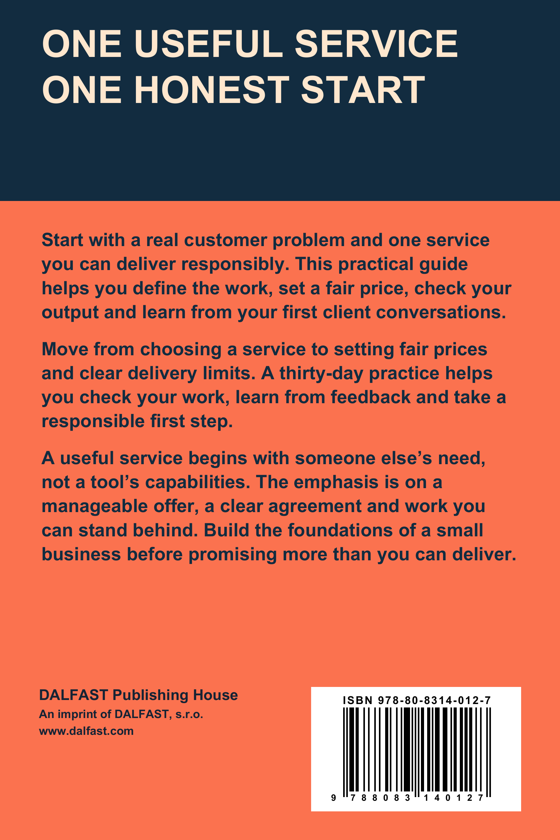 Your First AI Side Business back cover